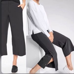 Athleta crop snap tribeca wide leg pants